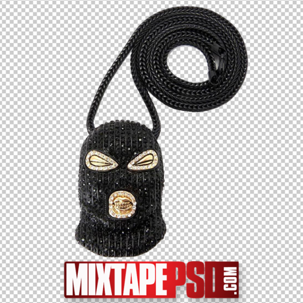 Black Goon Face Chain PNG