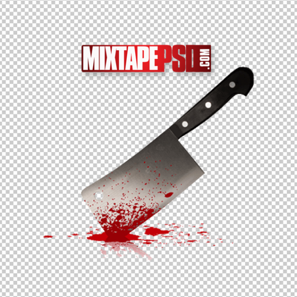 Butcher Knife Blood Splatter Template