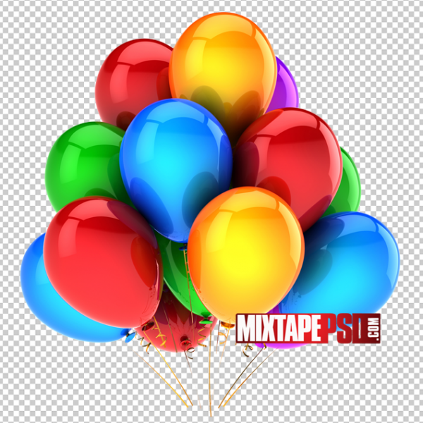 Colorful Balloons PNG