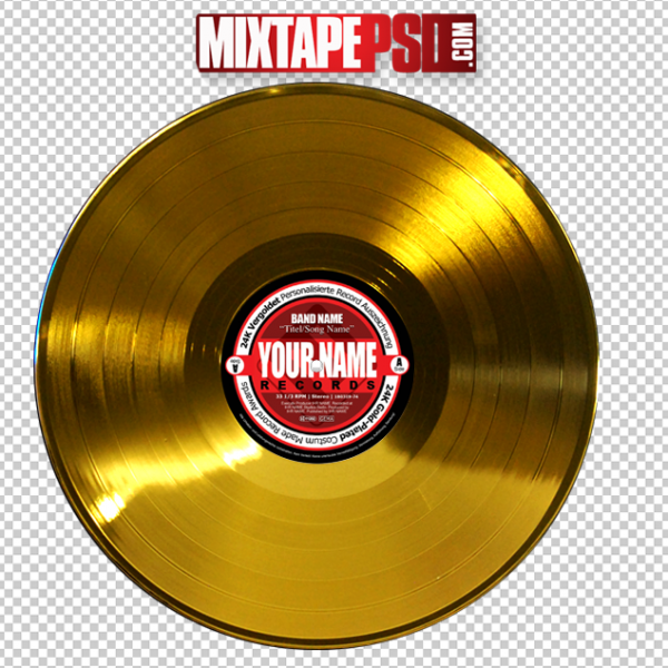 Gold Record LP PNG