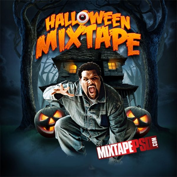 Free Halloween Mixtape Template