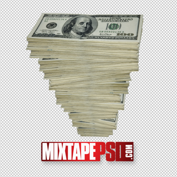 Old Stack of Money PNG Image