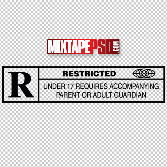 Rated R Logo Template - Graphic Design