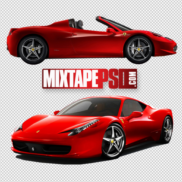 Red Ferrari Sports Cars