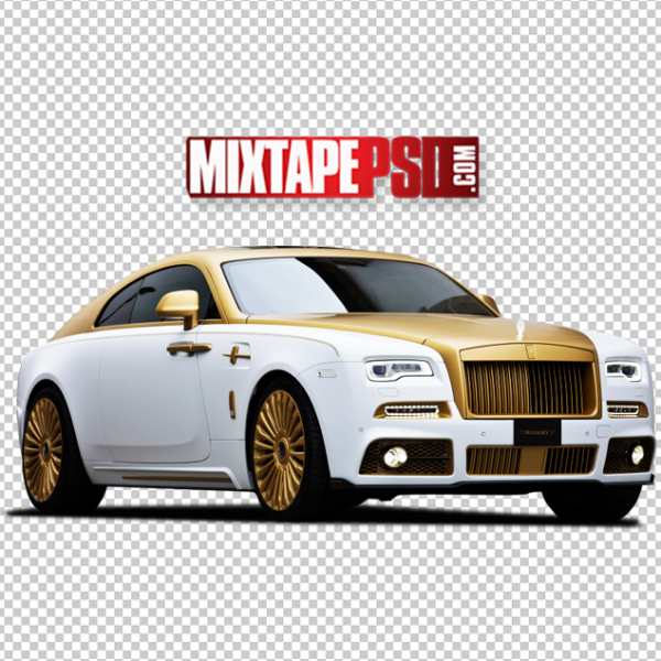 Rolls Royce White Gold PNG