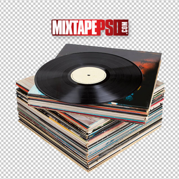 Stack of Records Template