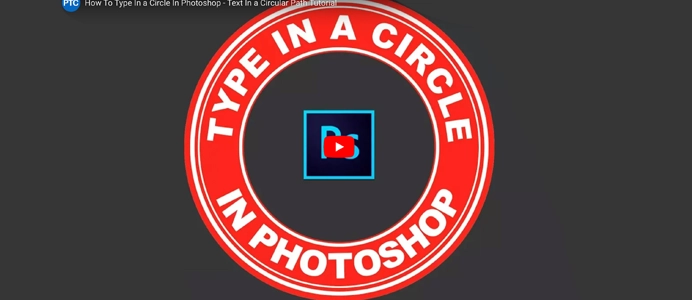 How to Type in a Circle in Photoshop