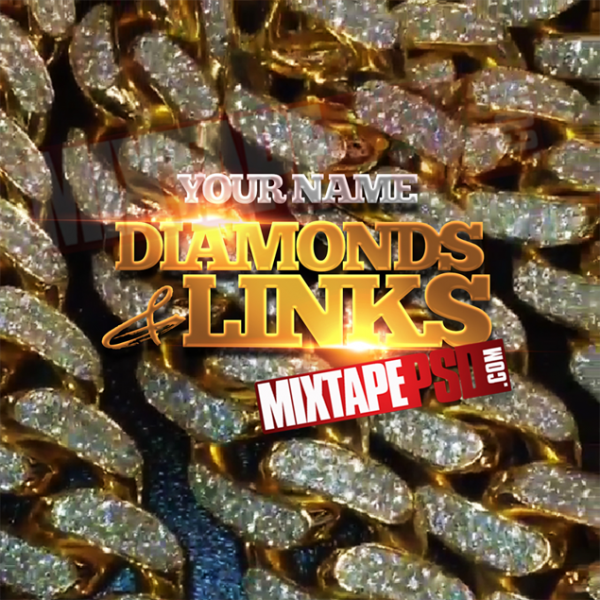 Mixtape Template Diamonds & Links