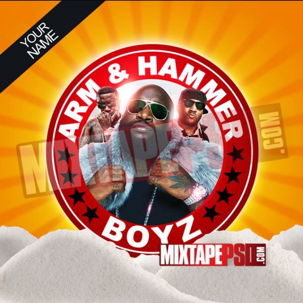 Mixtape Cover Template Arm and Hammer Boyz