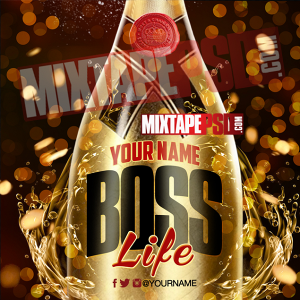 Mixtape Cover Template Boss Life 4