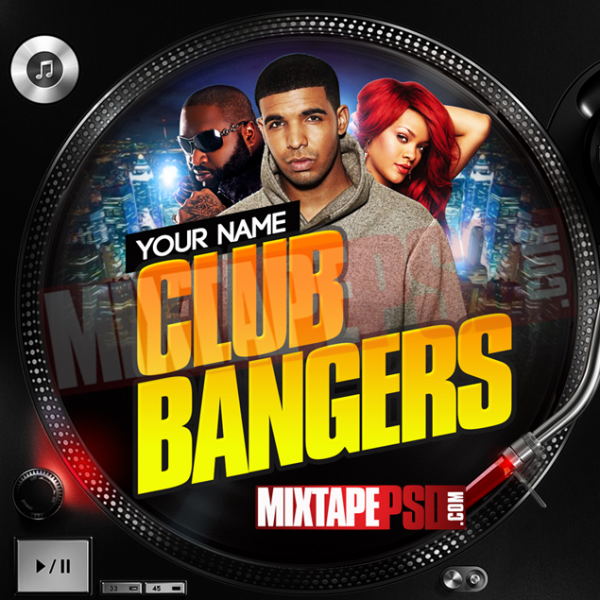 Mixtape Cover Template Club Bangers