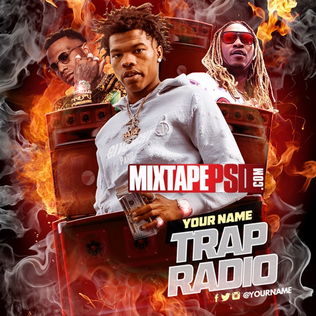 money Cover music Album art trap mixtape rap Template
