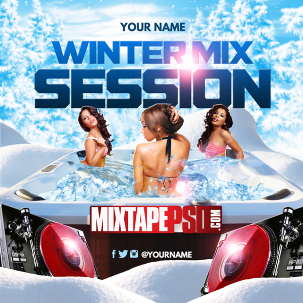 Mixtape Template Winter Mix Session, Album Covers, Graphic Design, Graphic Designer, How to Make a Mixtape Cover, Mixtape, Mixtape cover Maker, Mixtape Cover Templates, Mixtape Covers, Mixtape Designer, Mixtape Designs, Mixtape PSD, Mixtape Templates, Mixtapepsd, Mixtapes, Premade Mixtape Covers, Premade Single Covers, PSD Mixtape,