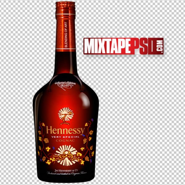 Hennessy Bottle PNG 2