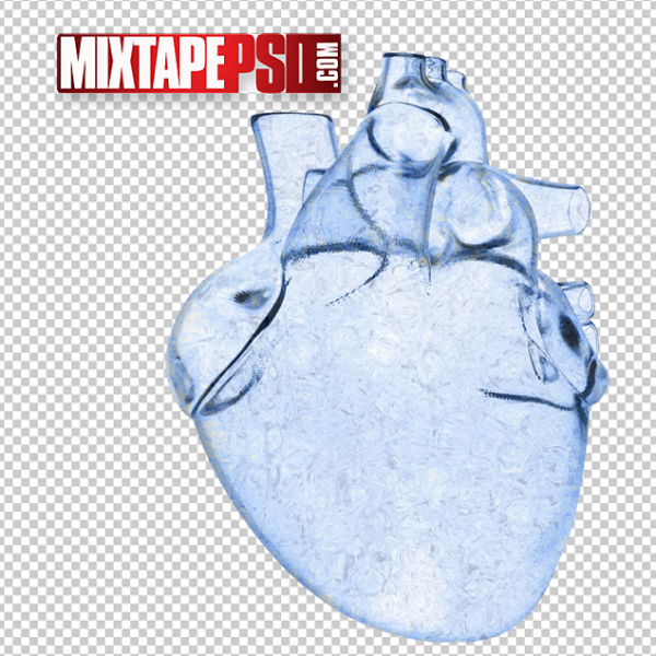 Iced Heart Cut PNG