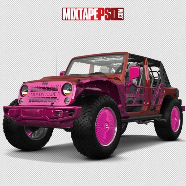 Pink Off Road Jeep 2