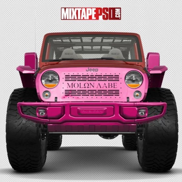 Pink Off Road Jeep Grill