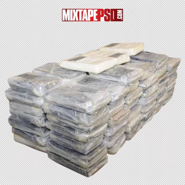 Cocaine Stacked Bricks PNG