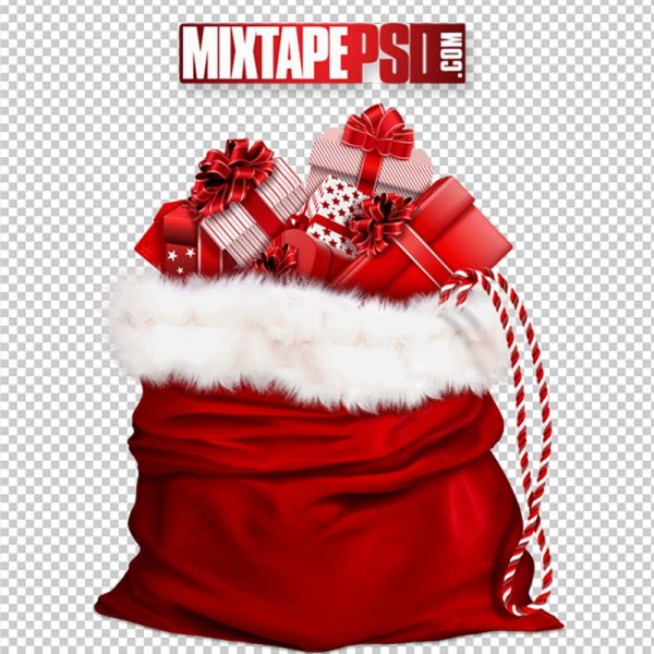 Santa Claus Christmas Bag with Gifts, official psd, officialpsd, psd official, official psds, png images, image png, images png, png backgrounds, transparent png, free png, png tree, png transparent background, free png image, transparent images