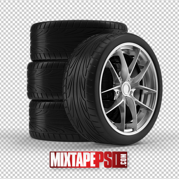 HD Car Tire Stack