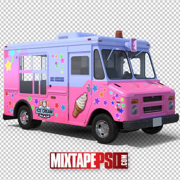 HD Ice Cream Truck PNG 2