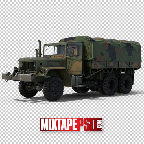 HD Military Half-Ton Truck PNG