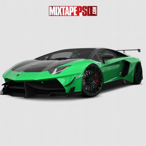 HD Green Lamborghini 2