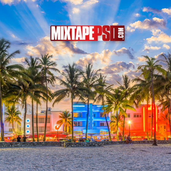 HD Miami Beach Daytime Background