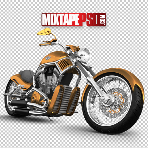 Yellow Chopper Motorcycle, PNG Images, Free PNG Images, Png Images Free, PNG Images with Transparent Background, png transparent images, png images gallery, background png images, png background images, images png, free png images download, royalty free ping images