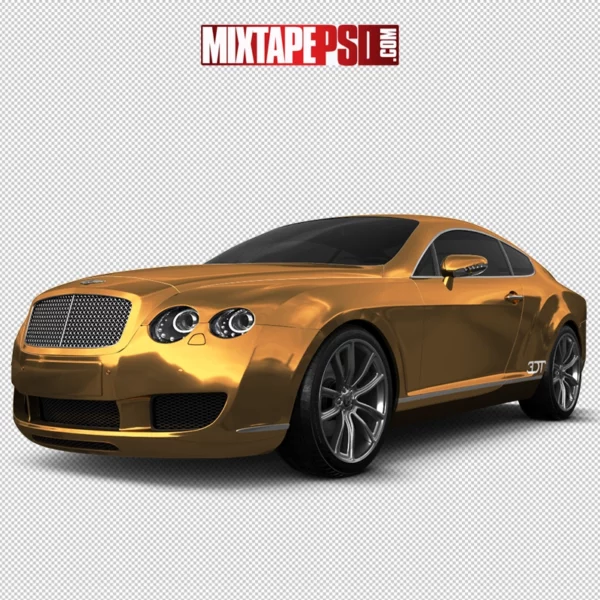 Gold Bentley Front Angle