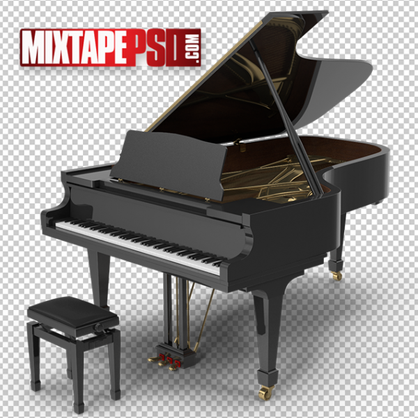 HD Open Concert Piano & Bench 2, PNG Images, Free PNG Images, Png Images Free, PNG Images with Transparent Background, png transparent images, png images gallery, background png images, png background images, images png, free png images download, royalty free ping images