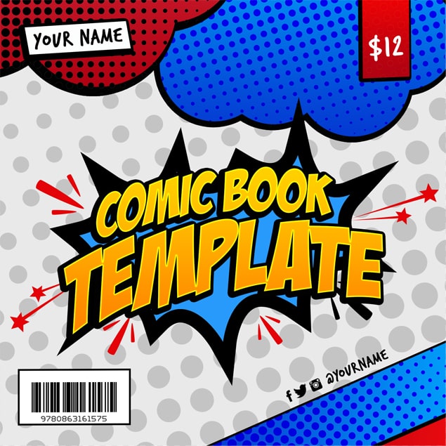 Download Mixtape Cover Comic Book Retro Template 2 Best Graphic Designs Mixtapepsds