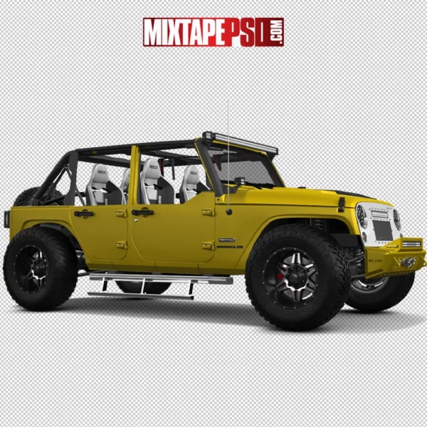 Yellow Concept Off Road Jeep 2