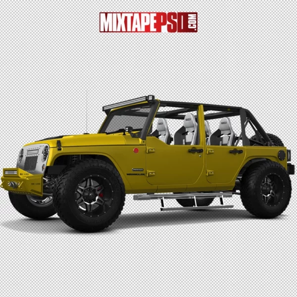 Yellow Concept Off Road Jeep