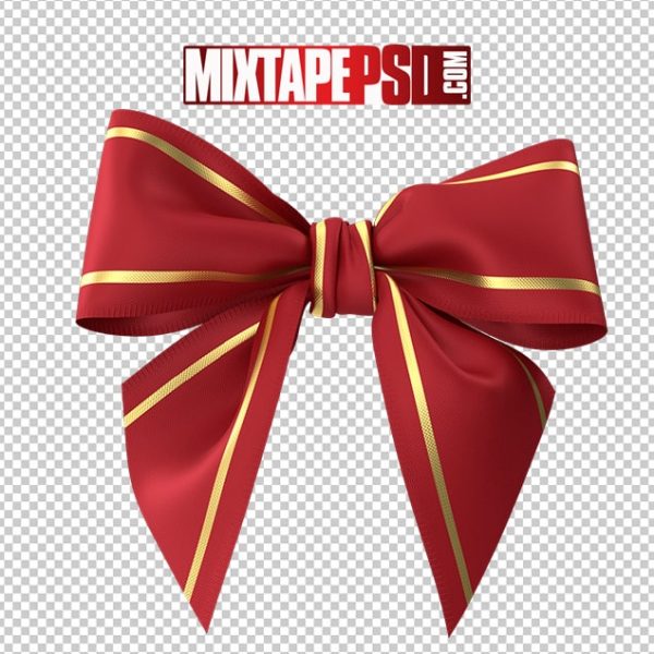 HD Red Christmas Bow
