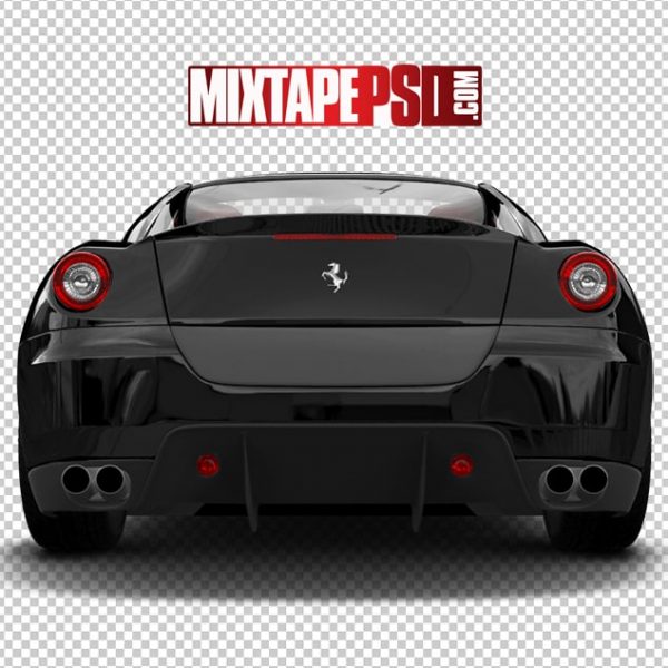 Rear Black Ferrari, png, pngs, png’s, png images, image png, images png, png backgrounds, transparent png, free png, png tree, png transparent background, free png image, transparent images