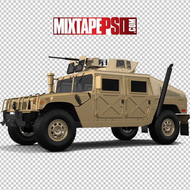 Sand Color Army Hummer - Graphic Design 