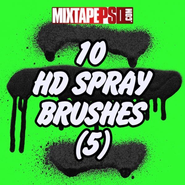 10 HD Spray Brushes (5)