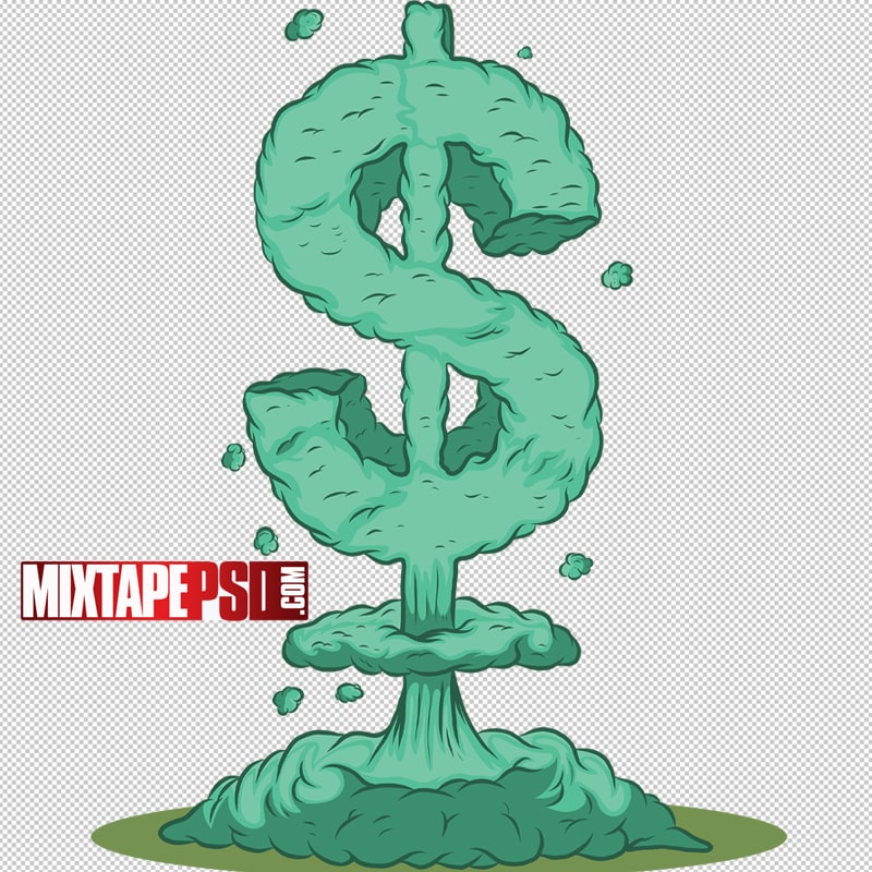Cartoon Money Explosion - Graphic Design 