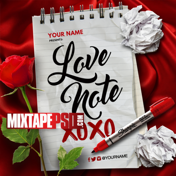 Mixtape Cover Template Love Note 2, Album Covers, Graphic Design, Graphic Designer, How to Make a Mixtape Cover, Mixtape, Mixtape cover Maker, Mixtape Cover Templates, Mixtape Covers, Mixtape Designer, Mixtape Designs, Mixtape PSD, Mixtape Templates, Mixtapepsd, Mixtapes, Premade Mixtape Covers, Premade Single Covers, PSD Mixtape, Custom Mixtape Covers, Postermywall, Canva, Pinterest