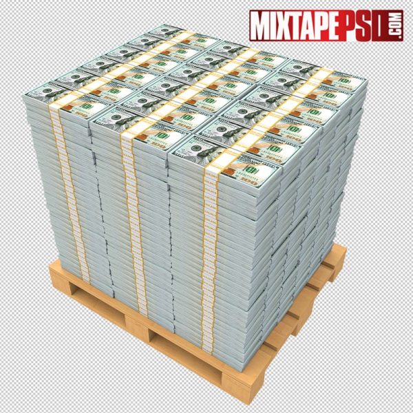 HD Stack of Money with Wooden Pallet, pngs, png’s, png images, image png, images png, png backgrounds, transparent png, free png, png tree, png transparent background, free png image, transparent images