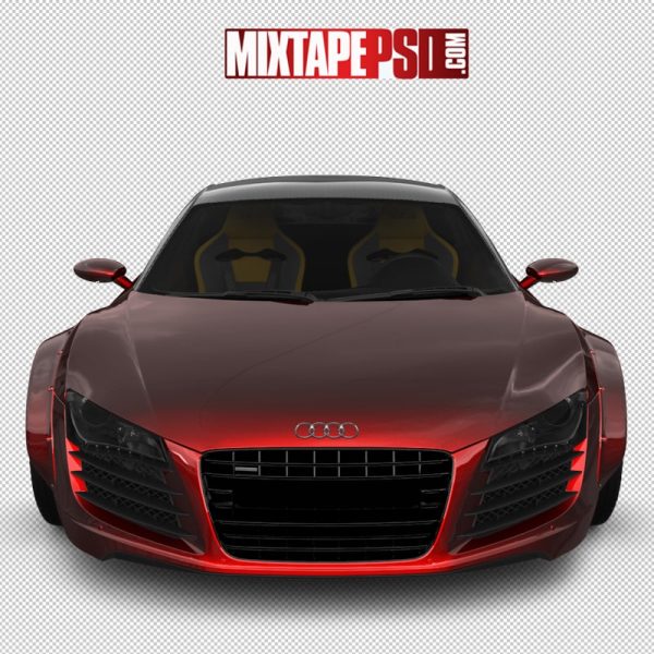 Red Audi R8, pngs, official psd, officialpsd, psd official, official psds, png images, image png, images png, png backgrounds, transparent png, free png, png tree, png transparent background, free png image, transparent images