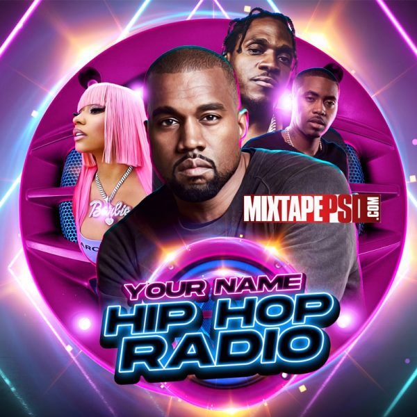 Mixtape PSD Hip Hop Radio 110