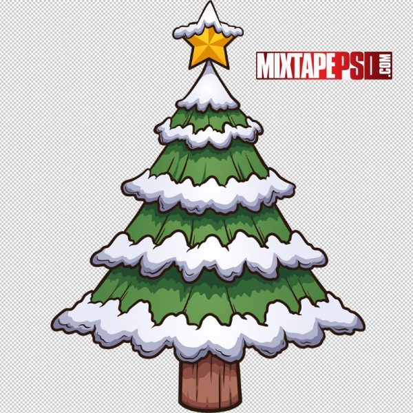 Vector Pine Christmas Tree