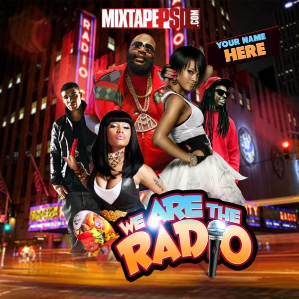 Free Mixtape Template We Are The Radio
