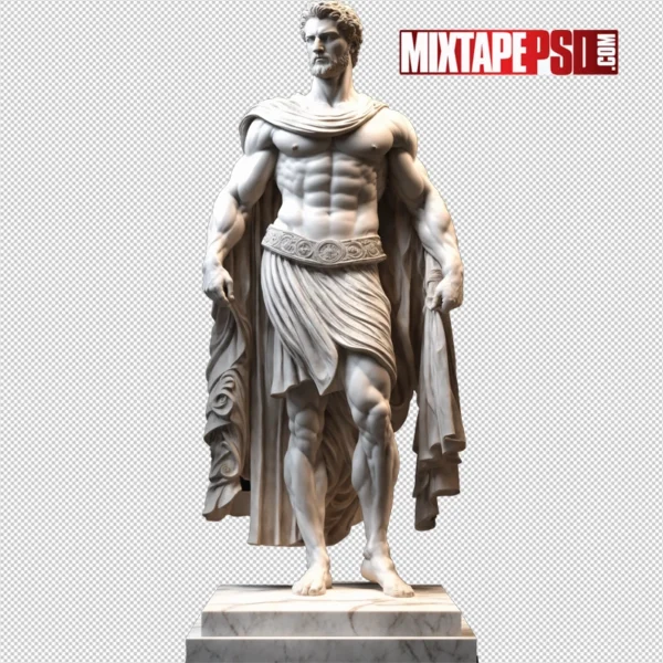 AI Generated Greek God Marble Statue 4