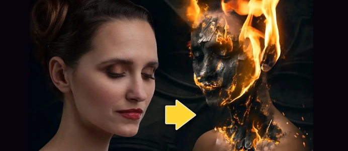 How to Create a WICKED Burning Effect in Photoshop